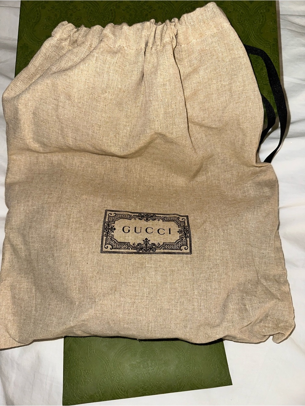 Gucci GG Ophidia Mini  Canvas Bag in Brown and Beige - Picture 5 of 8